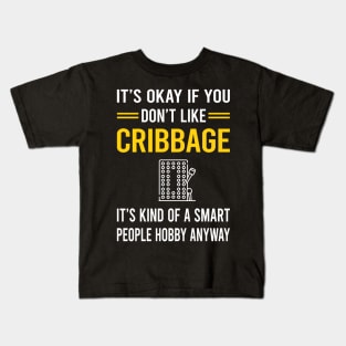 Smart People Hobby Cribbage Crib Kids T-Shirt